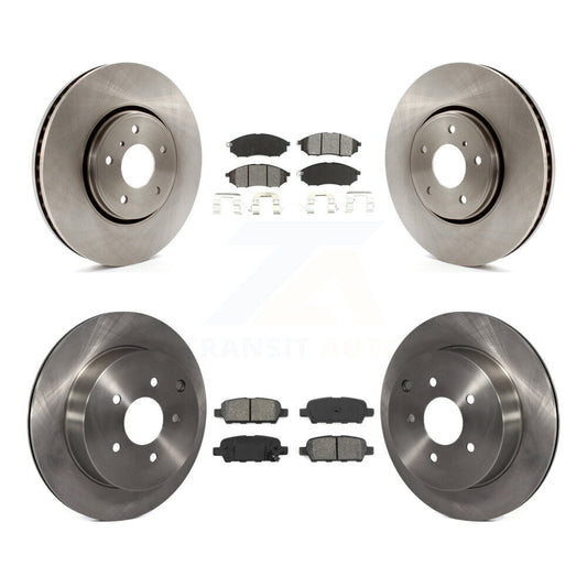 [Avant + Arrière] Kit de Disque et plaquette (semi-métallique) de frein pour Infiniti FX35 FX37 QX70 FX45 INFINITI K8S-101362