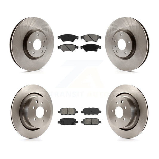 [Avant + Arrière] Kit de Disque et plaquette (semi-métallique) de frein pour INFINITI G37 G35 Q60 K8S-101363