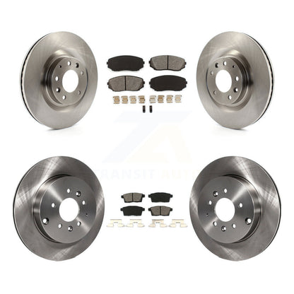 [Avant + Arrière] Kit de Disque et plaquette (semi-métallique) de frein pour 2007-2015 Mazda CX-9 K8S-101365
