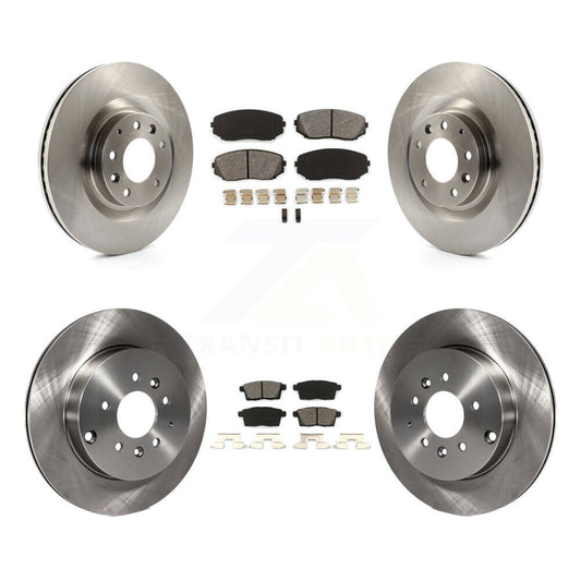 [Avant + Arrière] Kit de Disque et plaquette (semi-métallique) de frein pour 2007-2015 Mazda CX-9 K8S-101365