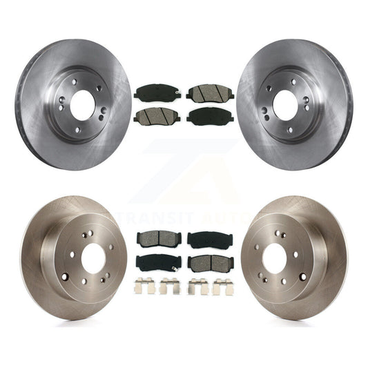 [Avant + Arrière] Kit de Disque et plaquette (semi-métallique) de frein pour 2007-2009 Hyundai Santa Fe K8S-101371