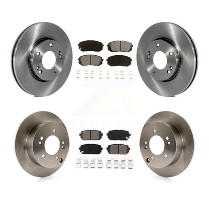 [Avant + Arrière] Kit de Disque et plaquette (semi-métallique) de frein pour 2007-2009 Kia Rondo K8S-101372