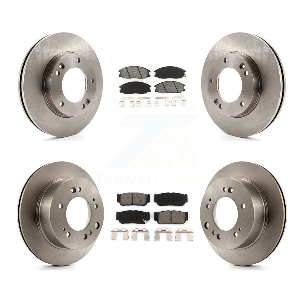 [Avant + Arrière] Kit de Disque et plaquette (semi-métallique) de frein pour 2007-2009 Kia Sorento K8S-101373