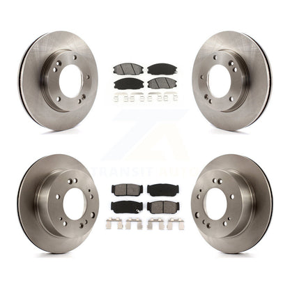 [Avant + Arrière] Kit de Disque et plaquette (semi-métallique) de frein pour 2007-2009 Kia Sorento K8S-101373