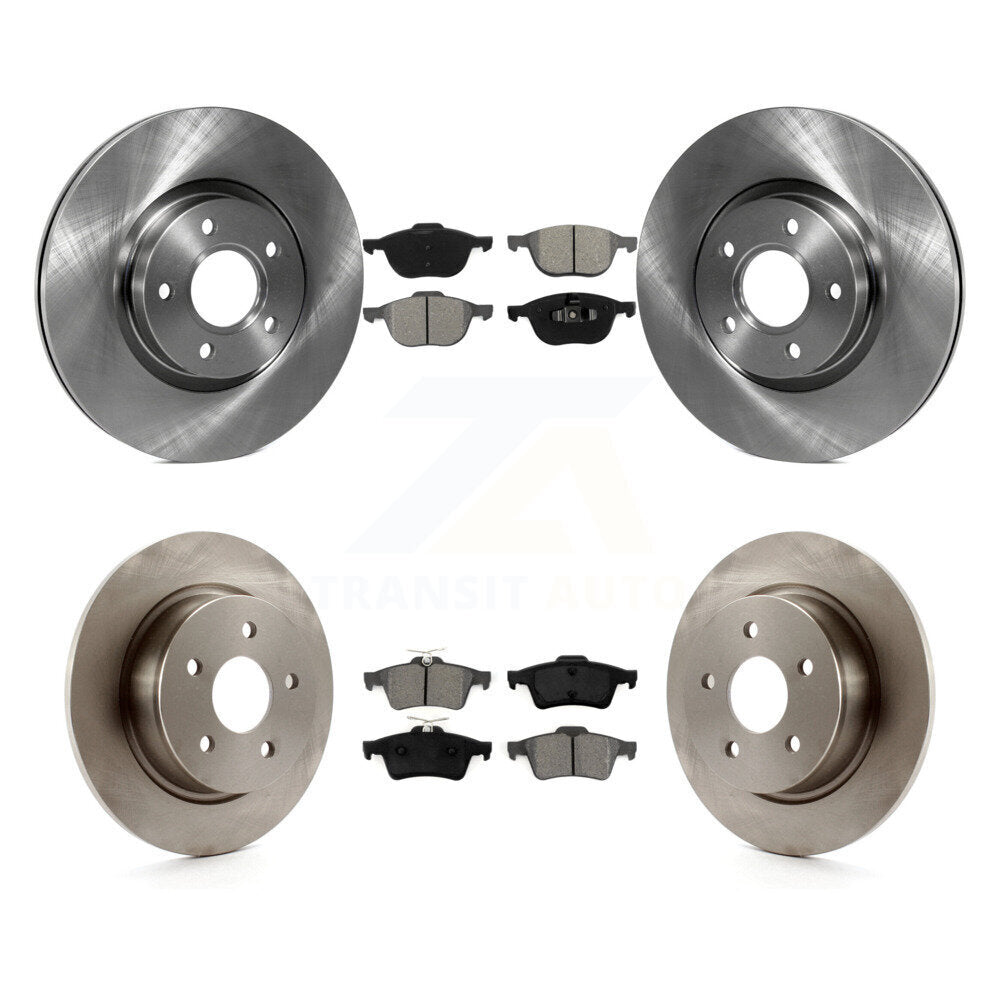 [Avant + Arrière] Kit de Disque et plaquette (semi-métallique) de frein pour Ford Escape C-Max K8S-101374