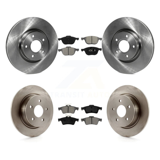 [Avant + Arrière] Kit de Disque et plaquette (semi-métallique) de frein pour Ford Escape C-Max K8S-101374
