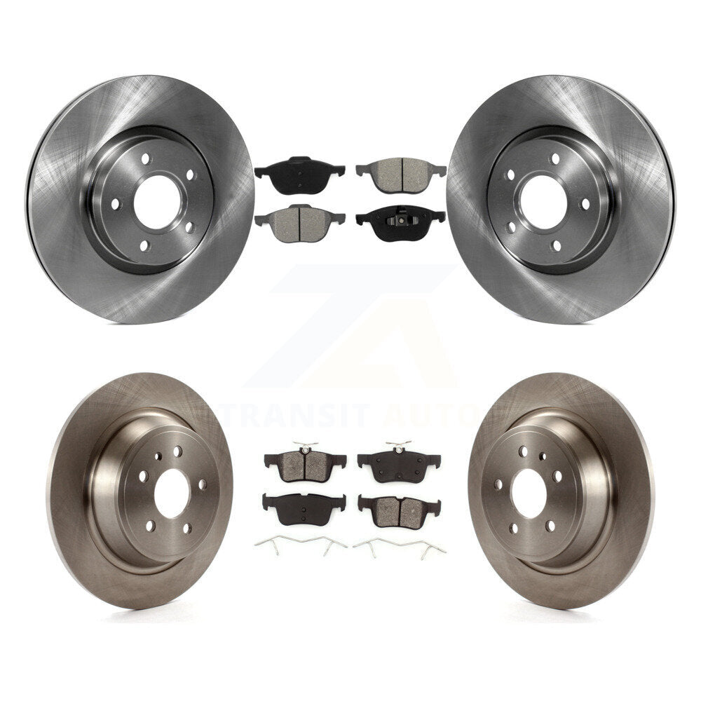 [Avant + Arrière] Kit de Disque et plaquette (semi-métallique) de frein pour Ford Escape K8S-101375