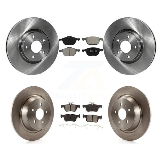 [Avant + Arrière] Kit de Disque et plaquette (semi-métallique) de frein pour Ford Escape K8S-101375