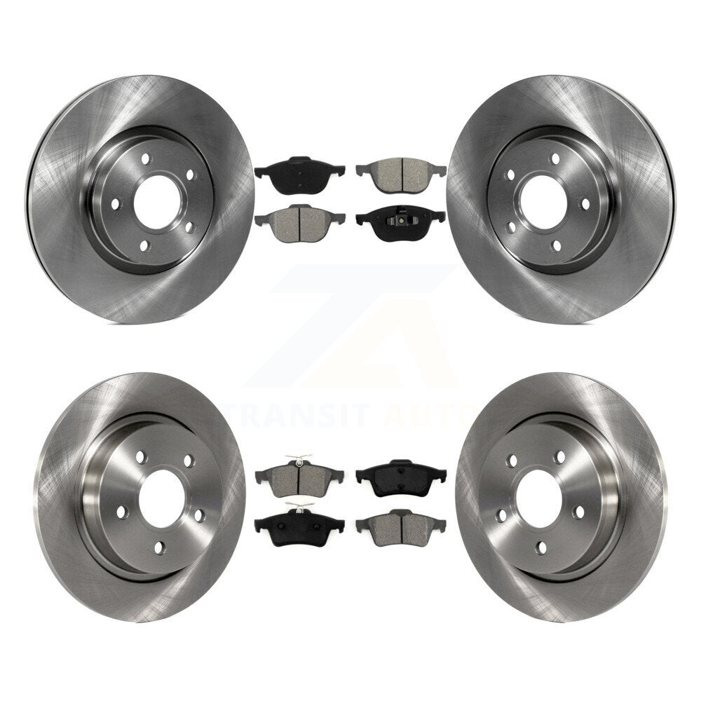 [Avant + Arrière] Kit de Disque et plaquette (semi-métallique) de frein pour Volvo S40 C70 C30 V50 K8S-101376