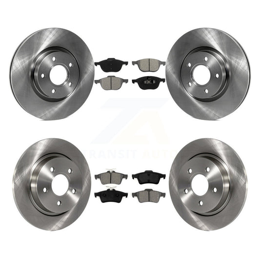 [Avant + Arrière] Kit de Disque et plaquette (semi-métallique) de frein pour Volvo S40 C70 C30 V50 K8S-101376