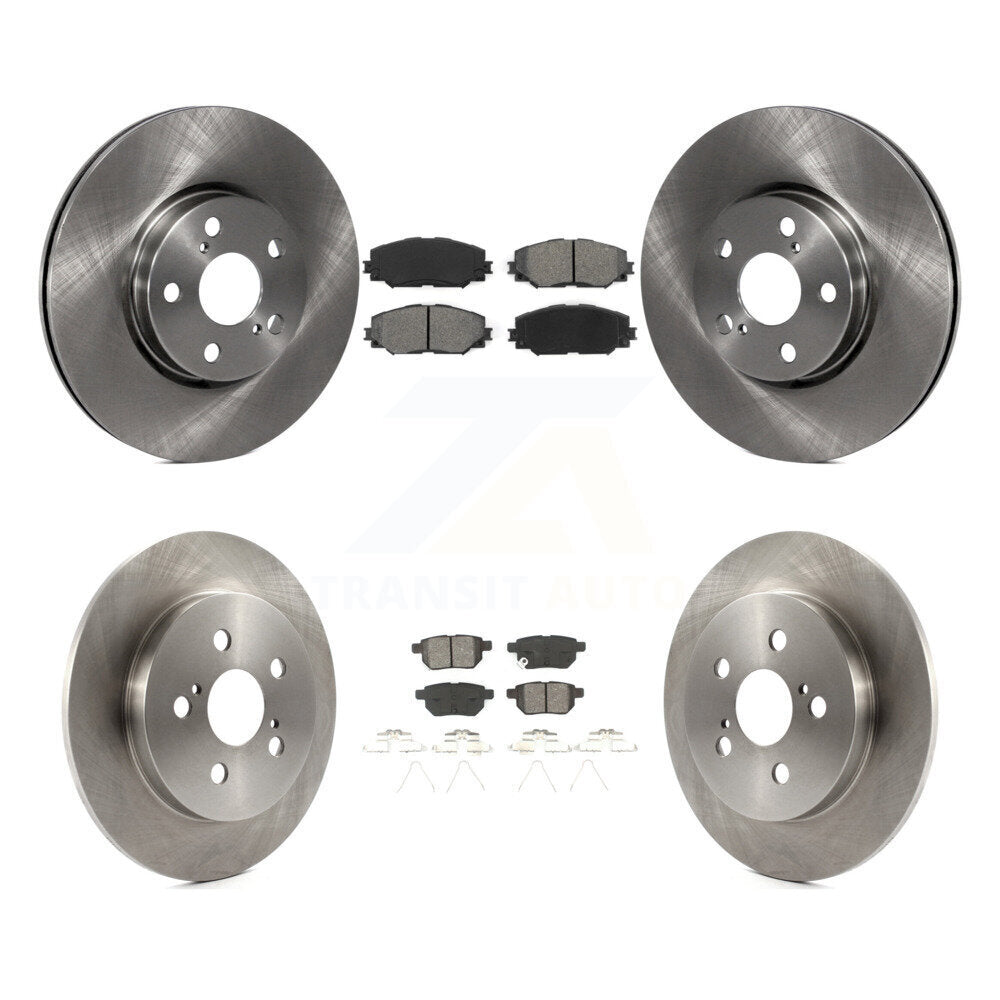 [Avant + Arrière] Kit de Disque et plaquette (semi-métallique) de frein pour Toyota Corolla Matrix Pontiac Vibe K8S-101384