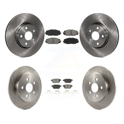 [Avant + Arrière] Kit de Disque et plaquette (semi-métallique) de frein pour Toyota Corolla Matrix Pontiac Vibe K8S-101384