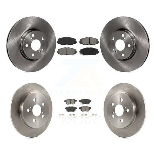 [Avant + Arrière] Kit de Disque et plaquette (semi-métallique) de frein pour Toyota Corolla Matrix Pontiac Vibe K8S-101384