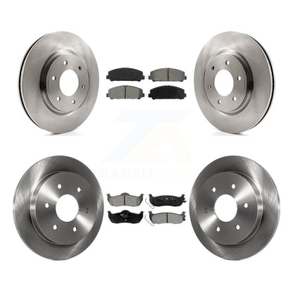 [Avant + Arrière] Kit de Disque et plaquette (semi-métallique) de frein pour Nissan Titan Armada Infiniti QX56 INFINITI TITAN K8S-101386