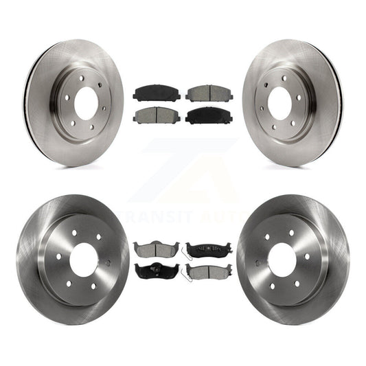 [Avant + Arrière] Kit de Disque et plaquette (semi-métallique) de frein pour Nissan Titan Armada Infiniti QX56 INFINITI TITAN K8S-101386