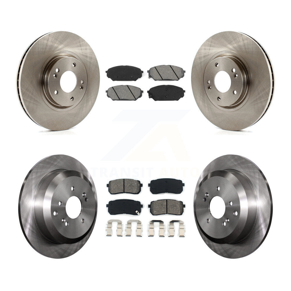 [Avant + Arrière] Kit de Disque et plaquette (semi-métallique) de frein pour 2007-2012 Hyundai Veracruz K8S-101388