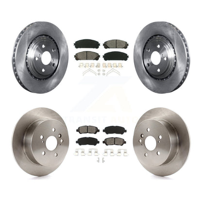 [Avant + Arrière] Kit de Disque et plaquette (semi-métallique) de frein pour 2008-2013 Toyota Highlander K8S-101389