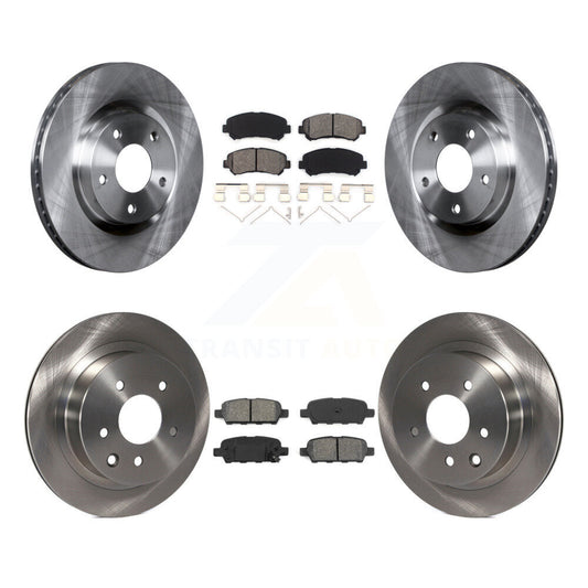 [Avant + Arrière] Kit de Disque et plaquette (semi-métallique) de frein pour Nissan Rogue Select K8S-101392