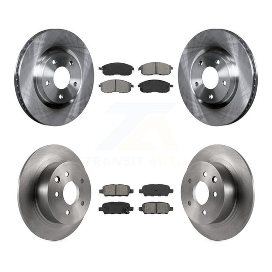 [Avant + Arrière] Kit de Disque et plaquette (semi-métallique) de frein pour 2007-2012 Nissan Sentra SE-R K8S-101393