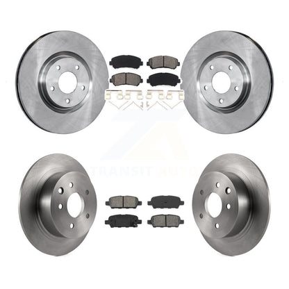 [Avant + Arrière] Kit de Disque et plaquette (semi-métallique) de frein pour 2007-2012 Nissan Sentra SE-R Spec V K8S-101394