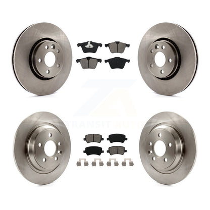 [Avant + Arrière] Kit de Disque et plaquette (semi-métallique) de frein pour Volvo S60 V60 Cross Country V70 K8S-101396