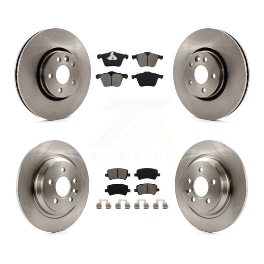 [Avant + Arrière] Kit de Disque et plaquette (semi-métallique) de frein pour Volvo S60 V60 Cross Country V70 K8S-101396