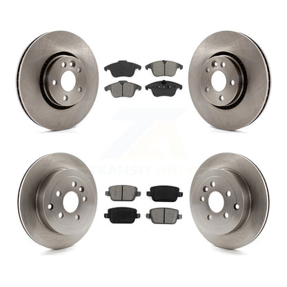 [Avant + Arrière] Kit de Disque et plaquette (semi-métallique) de frein pour 2008-2011 Land Rover LR2 K8S-101397