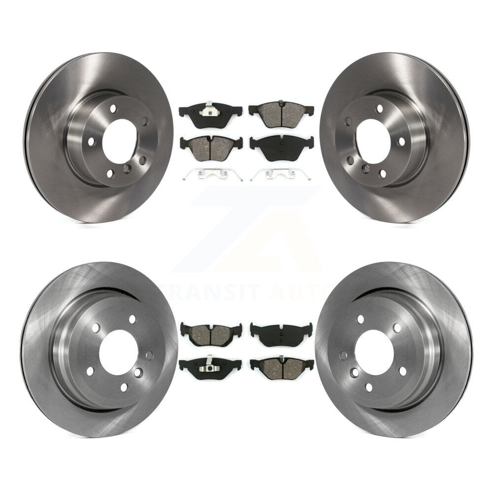 [Avant + Arrière] Kit de Disque et plaquette (semi-métallique) de frein pour 2008 BMW 328xi To 08 07 K8S-101400