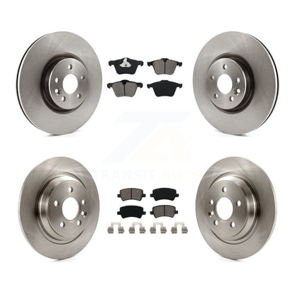 [Avant + Arrière] Kit de Disque et plaquette (semi-métallique) de frein pour Volvo S60 V70 avec 336mm Diameter Rotor K8S-101404
