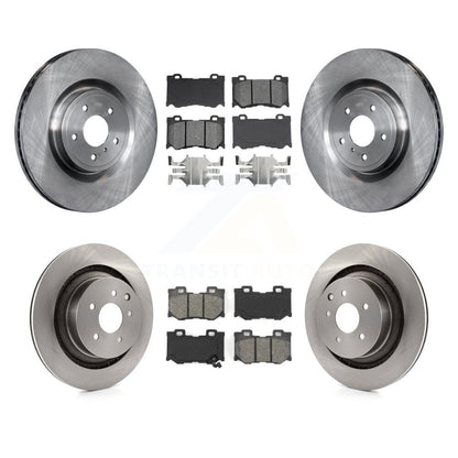 [Avant + Arrière] Kit de Disque et plaquette (semi-métallique) de frein pour INFINITI G37 Nissan 370Z Q60 Z K8S-101406