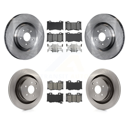 [Avant + Arrière] Kit de Disque et plaquette (semi-métallique) de frein pour INFINITI G37 Nissan 370Z Q60 Z K8S-101406