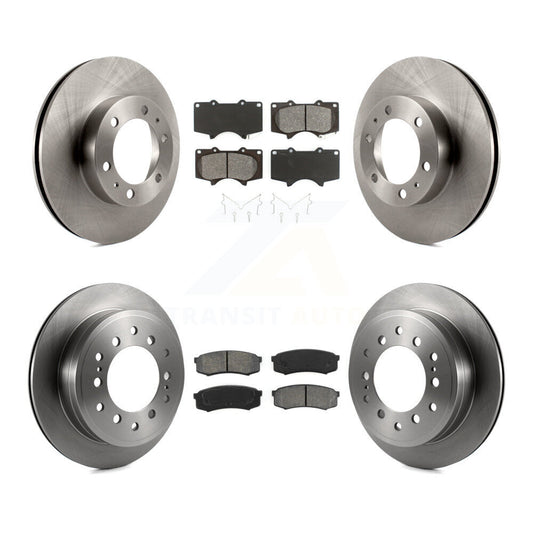 [Avant + Arrière] Kit de Disque et plaquette (semi-métallique) de frein pour Toyota 4Runner FJ Cruiser K8S-101411
