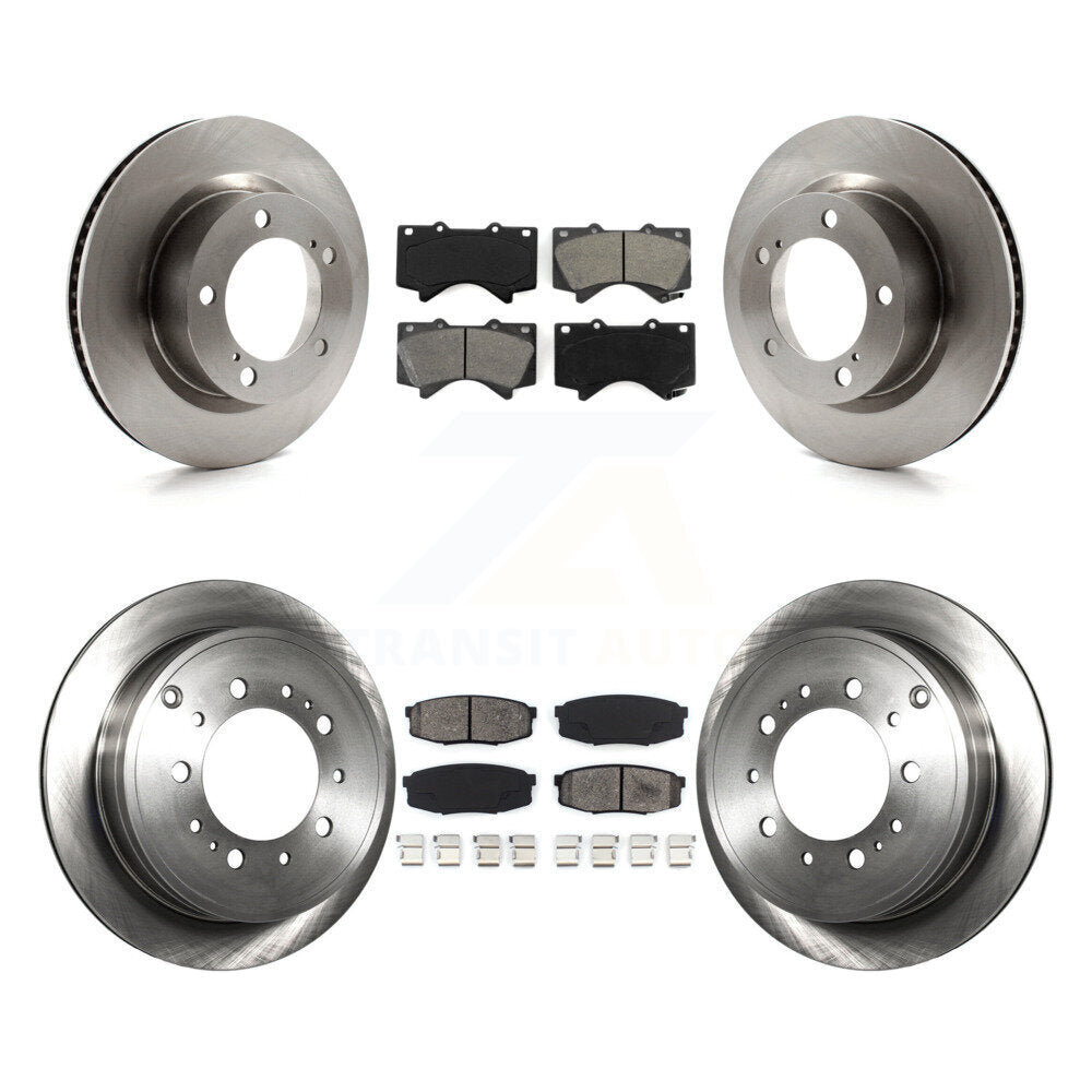 [Avant + Arrière] Kit de Disque et plaquette (semi-métallique) de frein pour Toyota Land Cruiser Lexus LX570 K8S-101413