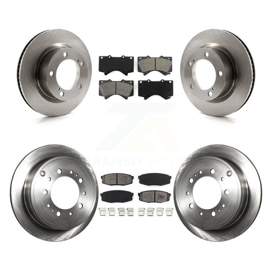[Avant + Arrière] Kit de Disque et plaquette (semi-métallique) de frein pour Toyota Land Cruiser Lexus LX570 K8S-101413