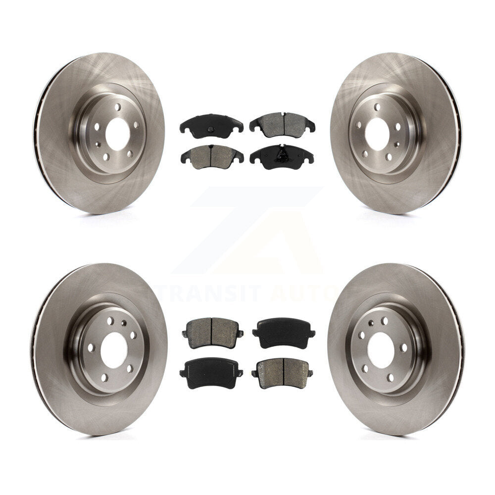 [Avant + Arrière] Kit de Disque et plaquette (semi-métallique) de frein pour Audi Q5 S5 K8S-101416