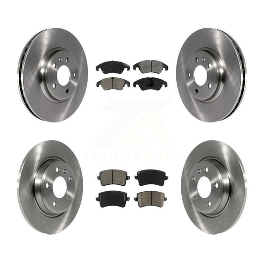 [Avant + Arrière] Kit de Disque et plaquette (semi-métallique) de frein pour Audi Q5 A4 Quattro A5 K8S-101417