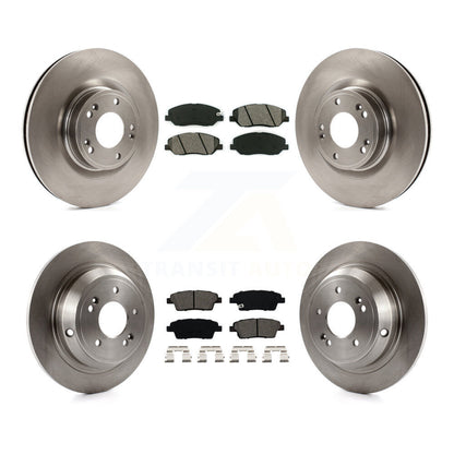 [Avant + Arrière] Kit de Disque et plaquette (semi-métallique) de frein pour Hyundai Genesis 3.8L K8S-101421