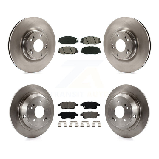 [Avant + Arrière] Kit de Disque et plaquette (semi-métallique) de frein pour Hyundai Genesis 3.8L K8S-101421