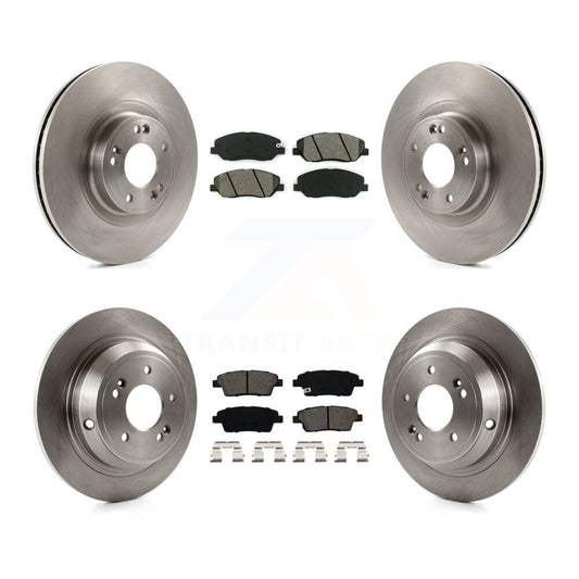 [Avant + Arrière] Kit de Disque et plaquette (semi-métallique) de frein pour 2012 Hyundai Genesis 3.8L K8S-101422
