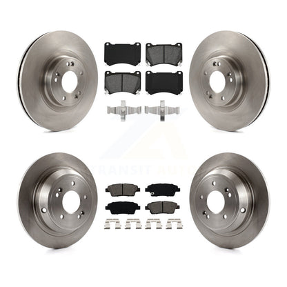 [Avant + Arrière] Kit de Disque et plaquette (semi-métallique) de frein pour Hyundai Genesis K8S-101424