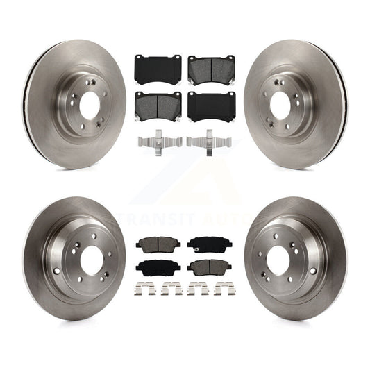 [Avant + Arrière] Kit de Disque et plaquette (semi-métallique) de frein pour Hyundai Genesis K8S-101424