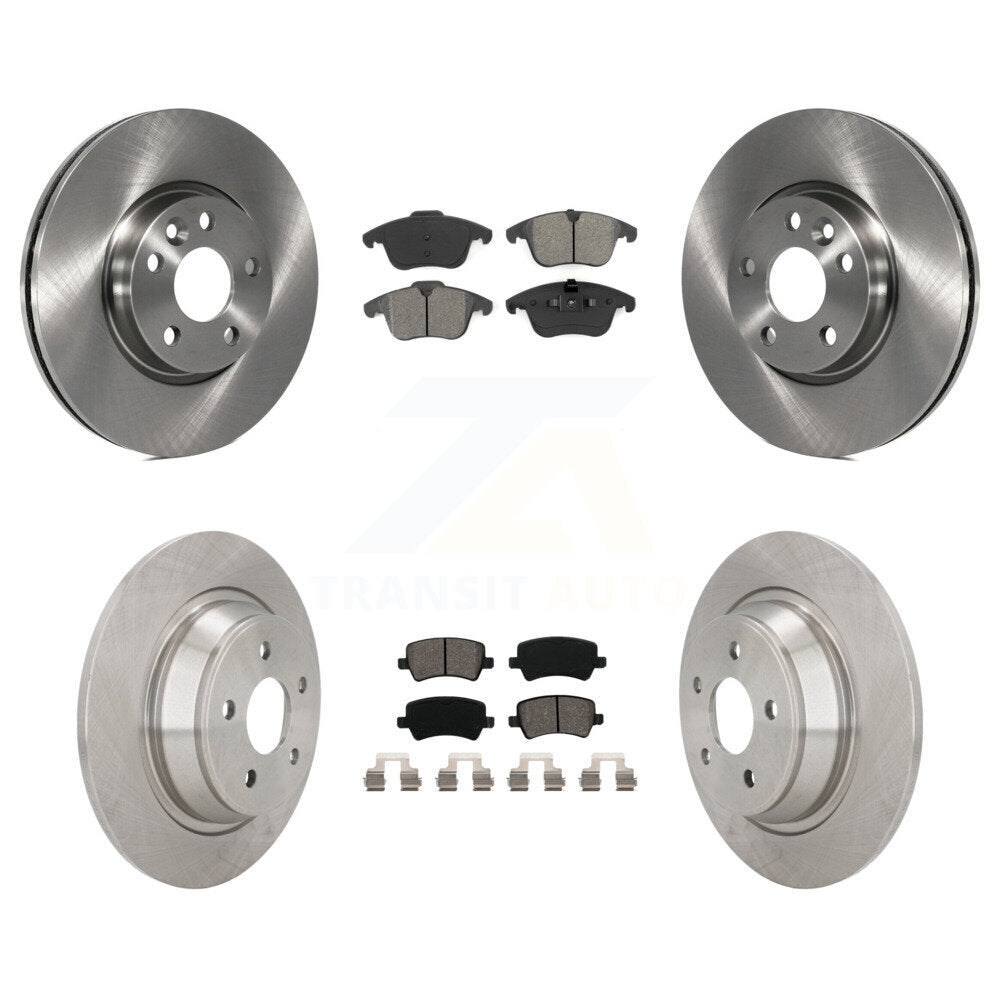 [Avant + Arrière] Kit de Disque et plaquette (semi-métallique) de frein pour 2012-2015 Land Rover Range Evoque K8S-101427
