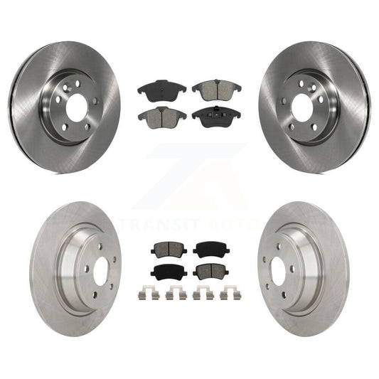 [Avant + Arrière] Kit de Disque et plaquette (semi-métallique) de frein pour 2012-2015 Land Rover Range Evoque K8S-101427