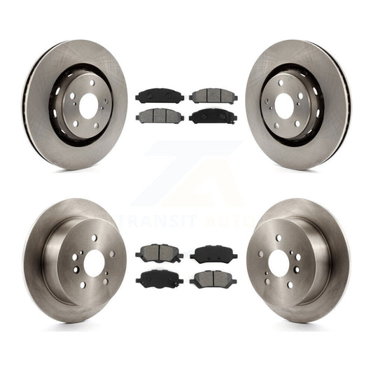 [Avant + Arrière] Kit de Disque et plaquette (semi-métallique) de frein pour 2009-2016 Toyota Venza K8S-101428