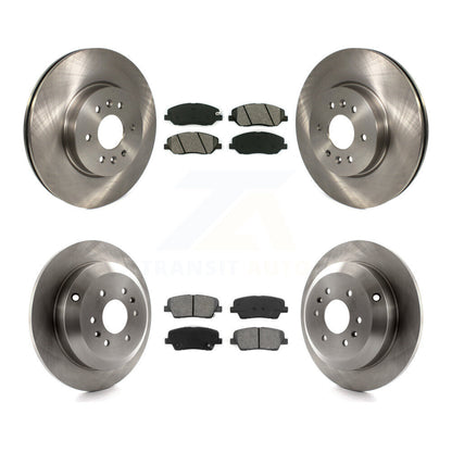 [Avant + Arrière] Kit de Disque et plaquette (semi-métallique) de frein pour 2009-2011 Kia Borrego K8S-101429