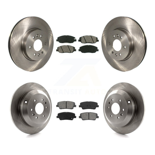 [Avant + Arrière] Kit de Disque et plaquette (semi-métallique) de frein pour 2009-2011 Kia Borrego K8S-101429