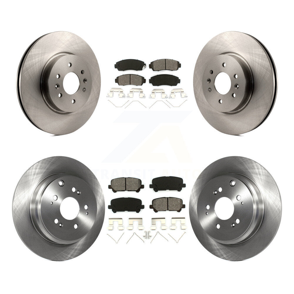 [Avant + Arrière] Kit de Disque et plaquette (semi-métallique) de frein pour 2011-2014 Honda Odyssey K8S-101430