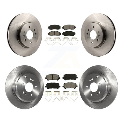[Avant + Arrière] Kit de Disque et plaquette (semi-métallique) de frein pour 2011-2014 Honda Odyssey K8S-101430