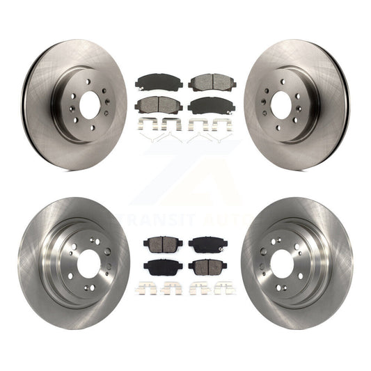 [Avant + Arrière] Kit de Disque et plaquette (semi-métallique) de frein pour 2009-2014 Acura TL K8S-101431