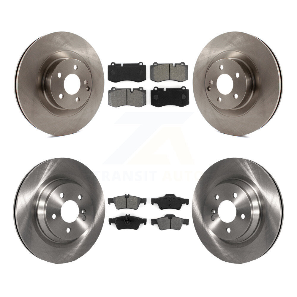 [Avant + Arrière] Kit de Disque et plaquette (semi-métallique) de frein pour Mercedes-Benz S550 SL550 S600 CL550 S400 S350 CL600 S450 K8S-101432